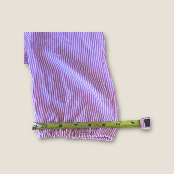 Forever 21 Pink Striped Crop Peasant Top - Picture 8 of 8